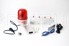 Detektor für GSM Signal mit Signallampe und Alarm
