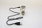 USB Rechargeable AV 300KP Pinhole Spy Camera Hidden in Working Steel Wristwatch (4GB)