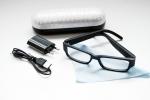 Bluetooth micro headset receiver in glasses