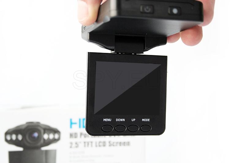 Videoregistrador con pantalla de 2.5 pulgadas